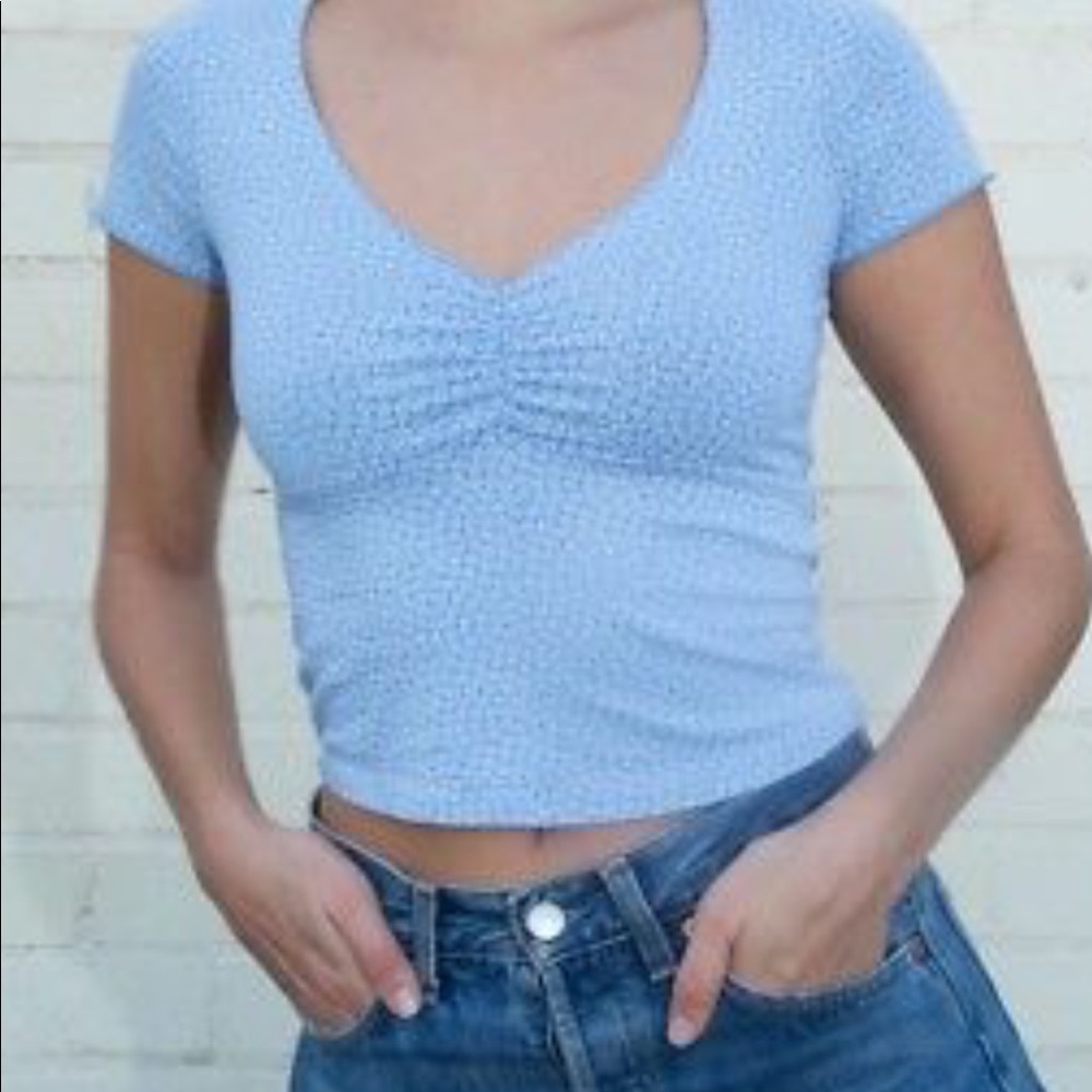 Blue Brandy Melville shirt 👼🏻🤍